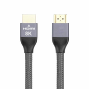 MG kabel HDMI 2.1 8K/4K/2K 5m, srebro