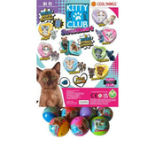Odeon Kids Kitty club sweet heart, 50 mm kapsule, figure iznenadenja, Roza