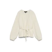 VERO MODA Pletena jopa VMBERRY kremna