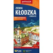 shumee Kłodzka dežela in okolica. Ilustriran zemljevid znamenitosti. Izdaja 2024. Galileos