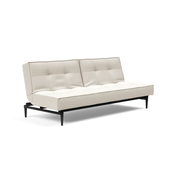 Kavč SPLITBACK SOFA BED s črnimi stileto lesenimi nogicami-Svetlo modra