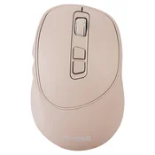 Yenkee YMS 2080BG WL Slider Bežicni miš, 10m domet, 2400 DPI, Bež