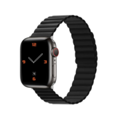 Silikonska narukvica za Apple Watch sa magnetom crna 42/44/45mm