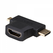 Akyga HDMI adapter HDMI/miniHDMI/microHDMI
