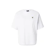 VERO MODA Majica VMPAULINA THEA bež / limona / oliva / bela