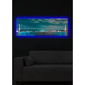 Opviq Slika na platnu sa LED osvetljenjem 30x90cm