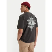 RVCA Majica Signal EVYZT00300 Črna Relaxed Fit