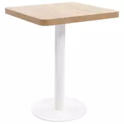 Bistro stol svjetlosmedi 60 x 60 cm MDF