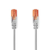 Nedis CCGL85230GY150 - Omrežni kabel CAT6 U/UTP | Vtič RJ45 - Vtič RJ45 | 15,00 m | Okrogel | PVC | Siva