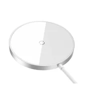 BASEUS MAGNETYCZNA ŁADOWARKA INDUKCYJNA BASEUS SIMPLE MINI3 15W (SREBRNA)