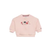 TOMMY HILFIGER Majica mornarska/rosé/rdeča/off-bela