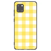 Silikonski črni ovitek za Samsung Galaxy Note 10 Lite N770F - Gride lemon