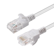 Omrežni kabel UTP CAT6A Slim 0.15M bel