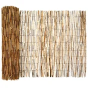 Vidaxl Vrtna ograja Karbonizirano 300 x 90 cm Trsje