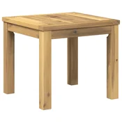 vidaXL Klubska miza Bela 40 x 40,5 x 36 cm Masiven les akacije