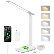 LED namizna svetilka, 5 barv, 5 stopenj svetilnosti, USB polnjenje