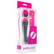 PalmPower Wand - USB masažer vibrator s powerbankom (ružicasto-sivi)
