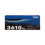 toner Brother TN-3610XL, 25.000 strani (original, črna)