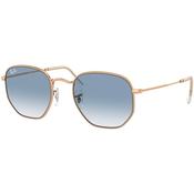 Ray Ban Naocare za sunce Hexagonal 0RB3548 92023F 51, Rose gold