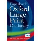 Paperback Oxford Large Print Dictionary