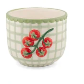 Porcelanast ročno poslikan okrasni cvetlični lonec o 12 cm Tomato – Sass & Belle