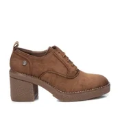 Refresh za ženske. 17099302-CAMEL 170993 rjavi čevlji -Višina pete 7 cm (40), Rjava, 5 do 8 cm, Čipke, Priložnostno