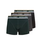 JACK & JONES Boksarice JACSWAY temno siva/temno zelena/črna/bela