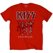 Kiss Destroyer Sketch Red XL Majica