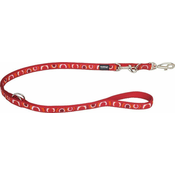 Red Dingo Preklopni povodec CIRCADELIC rdeč 20 mm