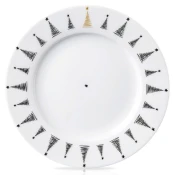 shumee Porcelanski desertni krožnik v obliki božične jelke 20 cm