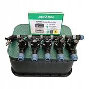 Komplet s 5 postajami Rain Bird: razdelilnik s kompresorjem, TM2, zbiralnik, PE 20