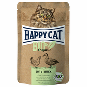 Ekonomično pakiranje Happy Cat Bio Pouch 12 x 85 g - Bio piletina