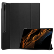 Izjemno tanek etui Fold za Samsung Galaxy Tab S10 Ultra - črn