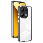 Hibridni ovitek Crystal Bumper z vgrajeno zaščito zadnje kamere za Xiaomi Redmi Note 14 4G - metallic black