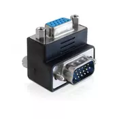 Delock adapter VGA M - VGA Ž kotni 270° 65247