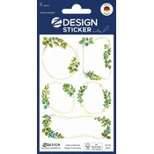 Avery Zweckform Z-Design nalepke za gospodinjstvo 59971, odstranljive, dekoracija in označitev kozarčkov, posod, škatel. 15 etiket/zavitek, motiv: zelišča, material: papir