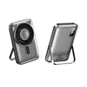 Remax rpp-695-3 in 1 15w wireless charging power bank with foldable holder Usb powerbank ( 25314 )