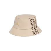 ADIDAS PERFORMANCE Športna kapa Leo Graphic Bucket bež / čokolada / brokat