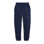 Otroški spodnji del trenirke Polo Ralph Lauren mornarsko modra barva, 323846210005
