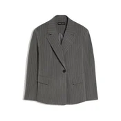 Bershka Blazer temno siva/bela