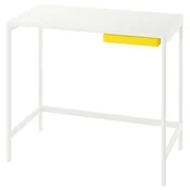 ENKROKEN Pisalna miza, bela, 85x56x75 cm