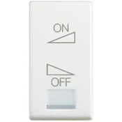 LIVING LIGHT TIPKA S INDIKATOROM 1M VENTILATOR BIJELA