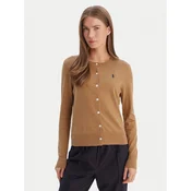 Polo Ralph Lauren Pletena jopica 211971871007 Bež Slim Fit