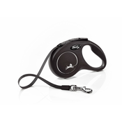 Flexi povodec New Classic S trak 5 m črn - Pasji povodci - Črna