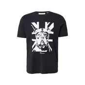Ben Sherman Majica Bully crna / bijela