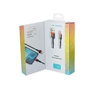 Polnilno zapleten kabel 100 cm, USB > Strela,