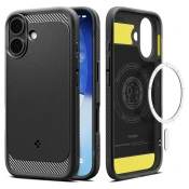 Ovitek Spigen Rugged Armor MagFit za iPhone 17 - matte black