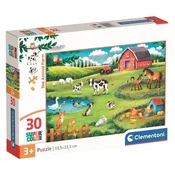 Clementoni Puzzle Živalska kmetija 30 kosov