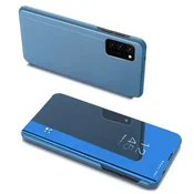Preklopni etui Clear View za Samsung Galaxy A03s, modra