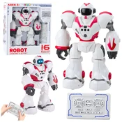 Interaktivni daljinsko upravljani RC robot 16 funkcij svetlobe in zvokov roza